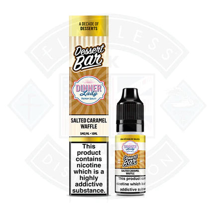 Dinner Lady Salted Caramel Waffle Desserts Bar Salts 10ml