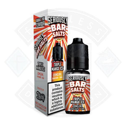Seriously Bar Salts Triple Mango Ice Nic Salt - 10mg - Flawless Vape Shop
