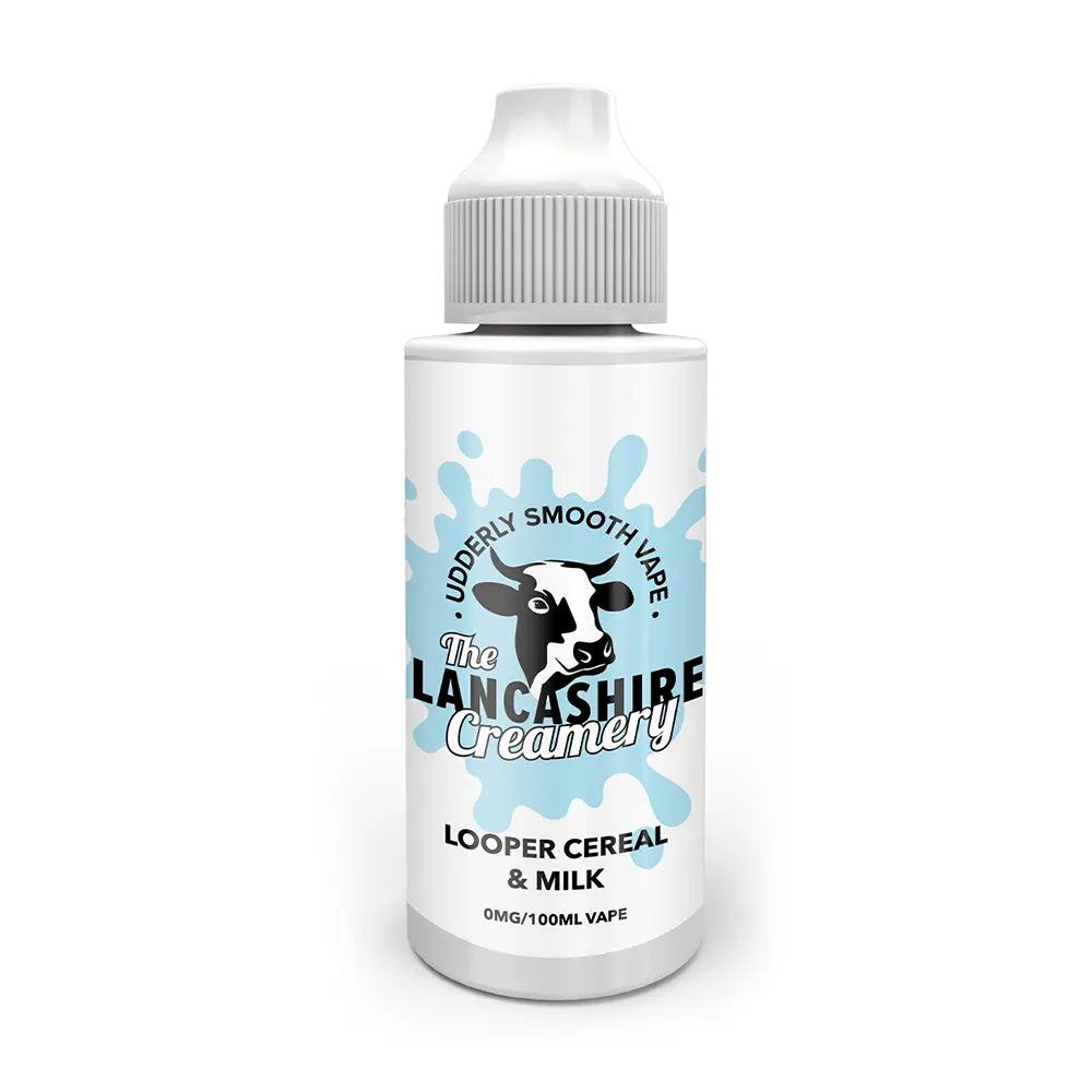 The Lancashire Creamery - Looper Cereal & Milk 100ml Shortfill