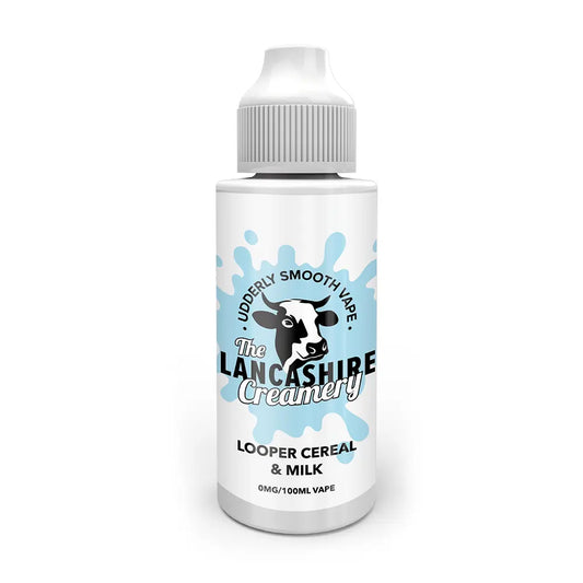 The Lancashire Creamery - Looper Cereal & Milk 100ml Shortfill