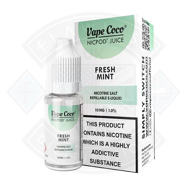 Vape Coco Fresh Mint Nic Salt 10ml - Flawless Vape Shop