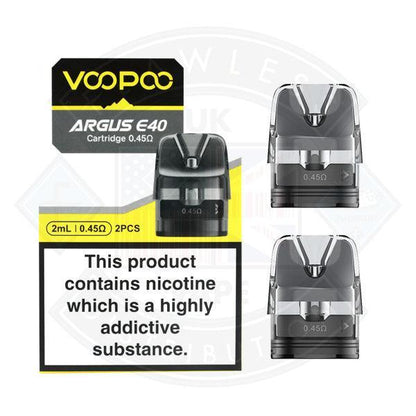 VOOPOO Argus E40 Replacement Pods - 0.6 Ohm - Flawless Vape Shop