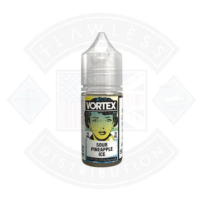 Vortex Sour Pineapple Ice Nic Salt 10ml - Flawless Vape Shop