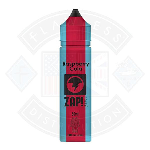 Zap! Raspberry Cola 50ml 0mg Shortfill E-Liquid - Flawless Vape Shop