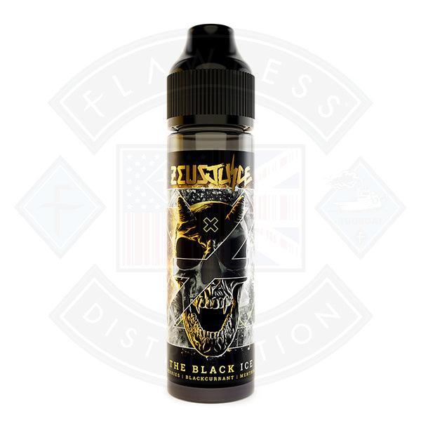 Zeus Juice The Black Ice 50ml 0mg shortfill e-liquid - Flawless Vape Shop