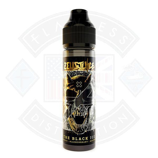 Zeus Juice The Black Ice 50ml 0mg shortfill e-liquid - Flawless Vape Shop