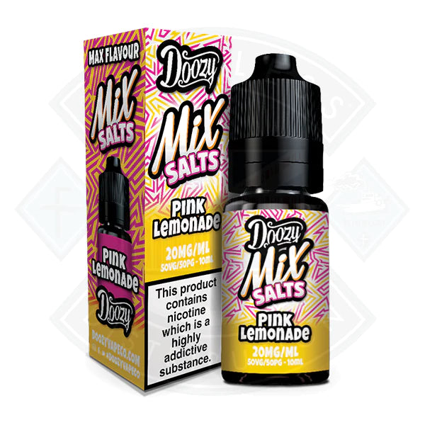 Doozy Mix Salts Pink Lemonade 50/50 10ml e-liquid