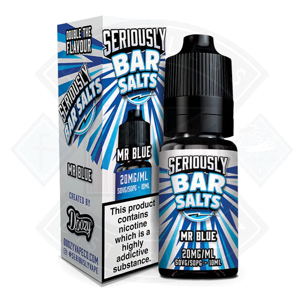 Seriously Bar Salts Mr Blue Nic Salt 10ml