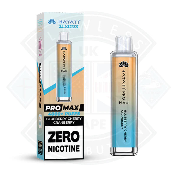 Hayati Pro Max 4000 Disposable Vape ZERO Nicotine