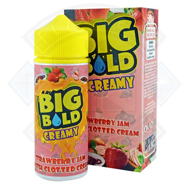 Big Bold Creamy - Strawberry Jam With Clotted Cream 0mg 100ml Shortfill