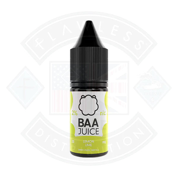 Baa Juice Lemon Lime Nic Salt 10ml