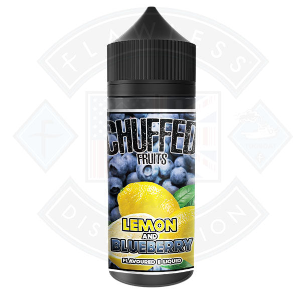 Chuffed Fruits - Lemon & Blueberry 0mg 100ml Shortfill E-Liquid