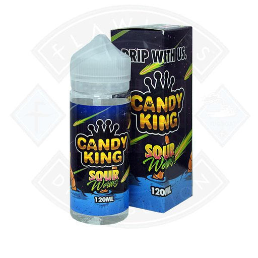 Candy King Sour Worms 0mg 100ml Short fill E liquid