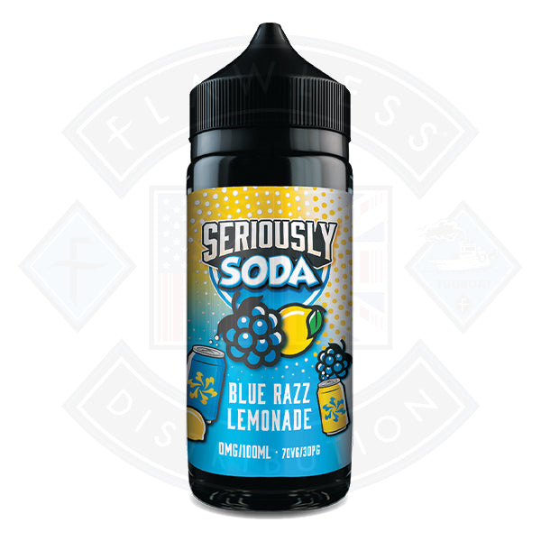 Seriously Soda Blue Razz Lemonade 0mg 100ml Shortfill