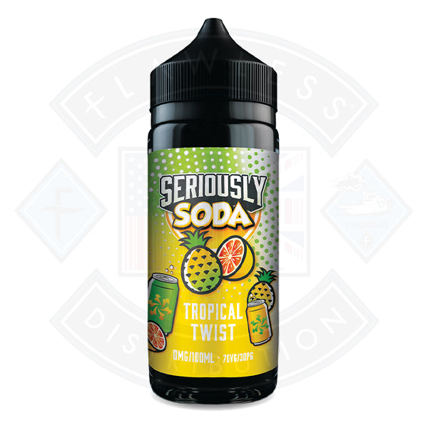 Seriously Soda Tropical Twist 0mg 100ml Shortfill