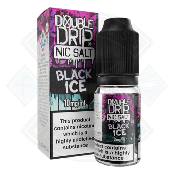 Double Drip Nic Salt Black Ice 10ml E-liquid