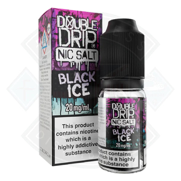 Double Drip Nic Salt Black Ice 10ml E-liquid