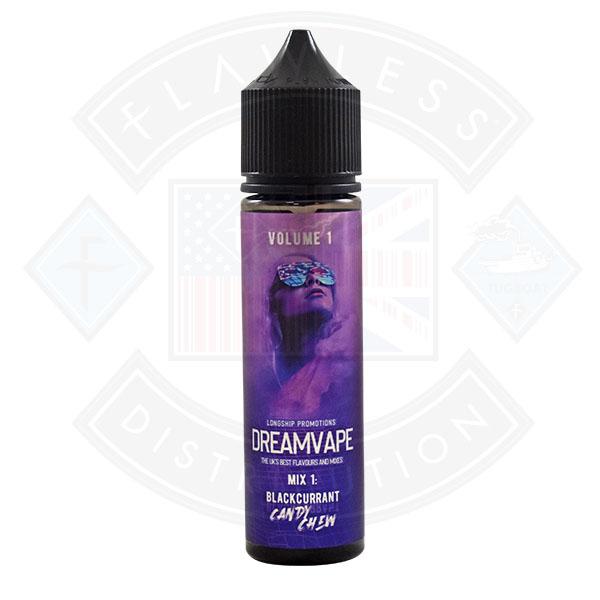Dreamvape Mix 1 - Blackcurrant Candy Chew 0mg 50ml Shortfill