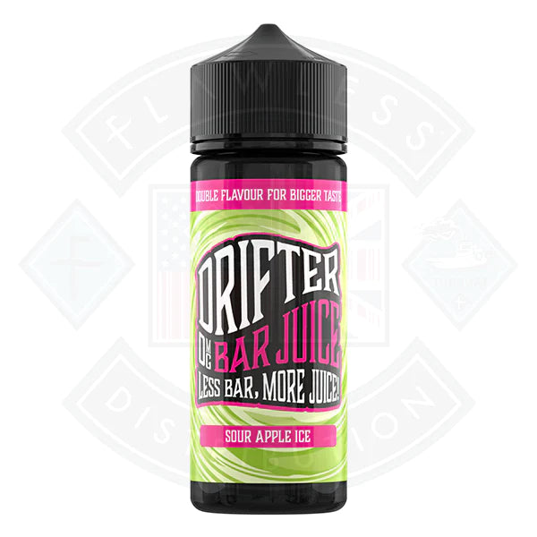 Drifter Bar Juice - Sour Apple Ice 0mg 100ml Shortfill