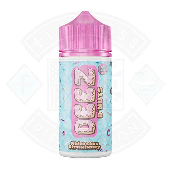 DEEZ D'Nuts White Choc Strawberry 100ml E-liquid