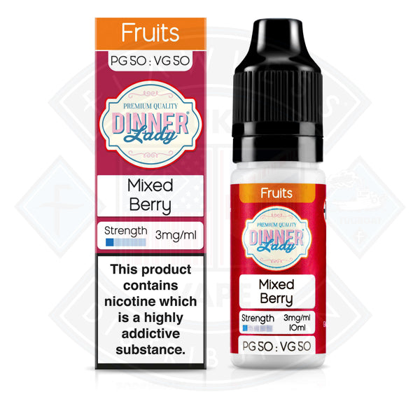 Dinner Lady Fruits 50/50 Mixed Berry 10ml