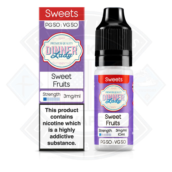 Dinner Lady Sweets 50/50 Sweet Fruits 10ml