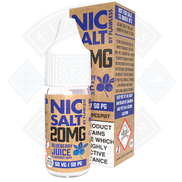 Nic Salt - Blueberry Juice 20mg 10ml E-Liquid