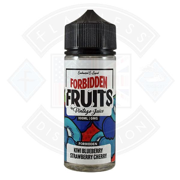 Forbidden Fruits by Vintage Juice - Kiwi Blueberry Strawberry Cherry 0mg 100ml Shortfill