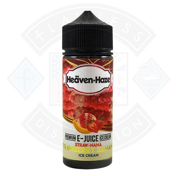 Heaven Haze Straw-Nana Strawberry Banana Ice Cream 0mg 100ml Shortfill
