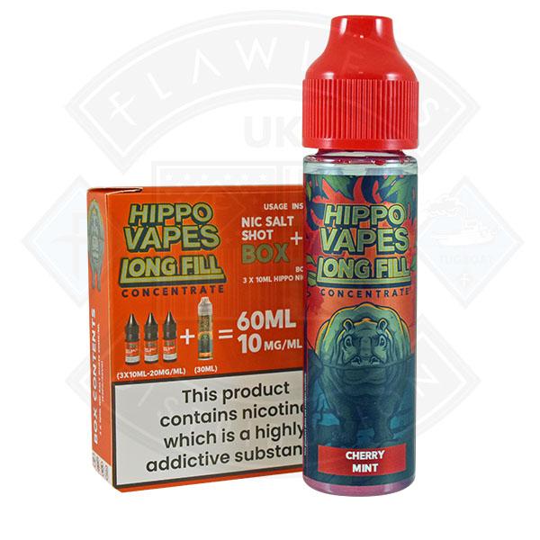 Hippo Vapes Longfill Concentrate Cherry Mint 30ml