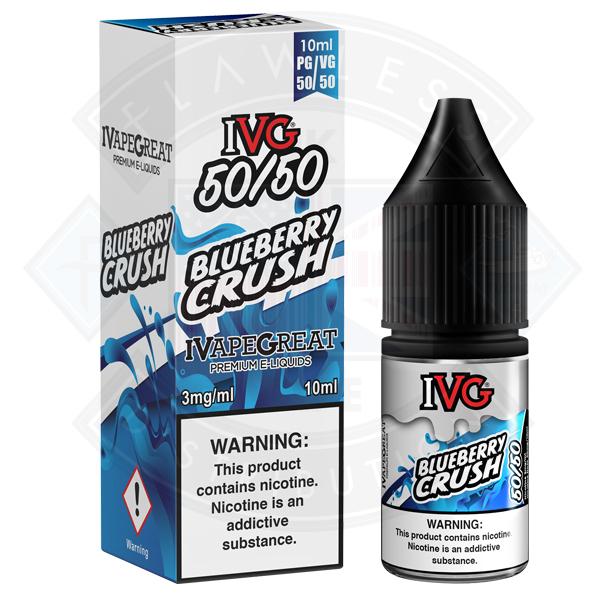 IVG 50:50 Blueberry Crush TPD Compliant e-liquid
