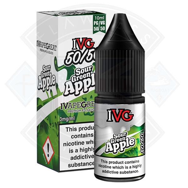 IVG 50:50 Dessert Range - Sour Green Apple 10ml