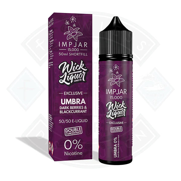 IMP JAR x Wick Liquor Exclusive - Umbra 50ml 0mg Shortfill E-Liquid