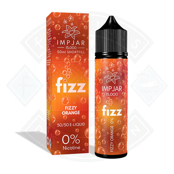 IMP JAR Fizz Fizzy Orange 50ml 0mg Shortfill E-Liquid