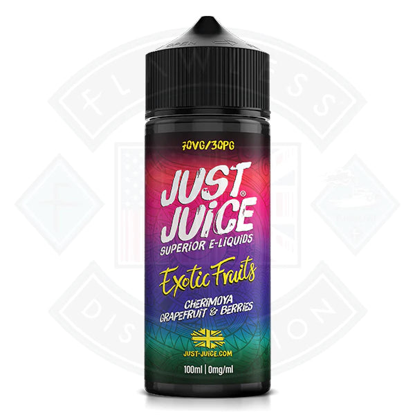Just Juice Exotic - Cherimoya, Grapefruit & Berries 0mg 100ml Shortfill