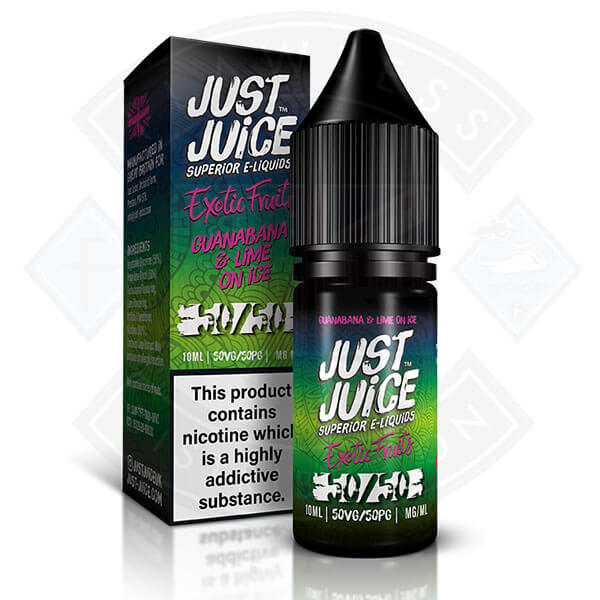 Just Juice 50/50 Exotic Fruits Guanabana & Lime on Ice 10ml