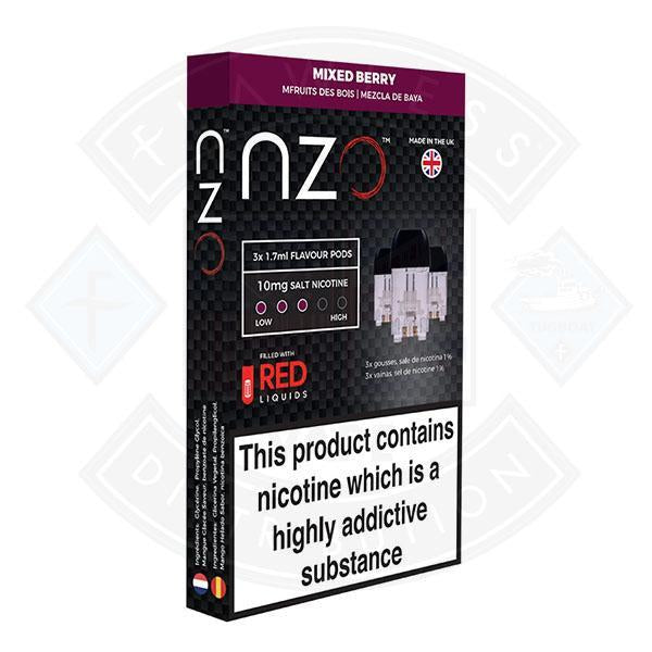 NZO Pod (filled with Red Liquids) Mixed Berry 10mg 1.7ml 3pcs