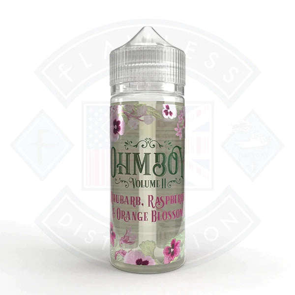 Ohm Boy - Volume II -  Rhubarb, Raspberry & Orange Blossom Shortfill 0mg 100ml