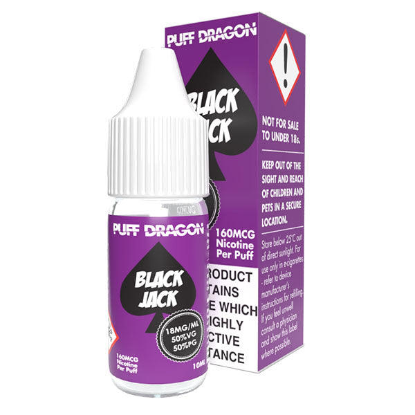 Puff Dragon Blackjack E liquid 10ml