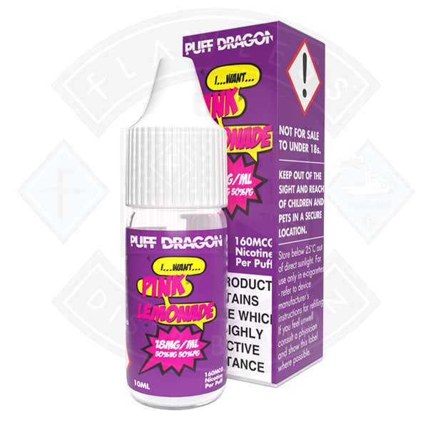 Puff Dragon Pink Lemonade E liquid 10ml