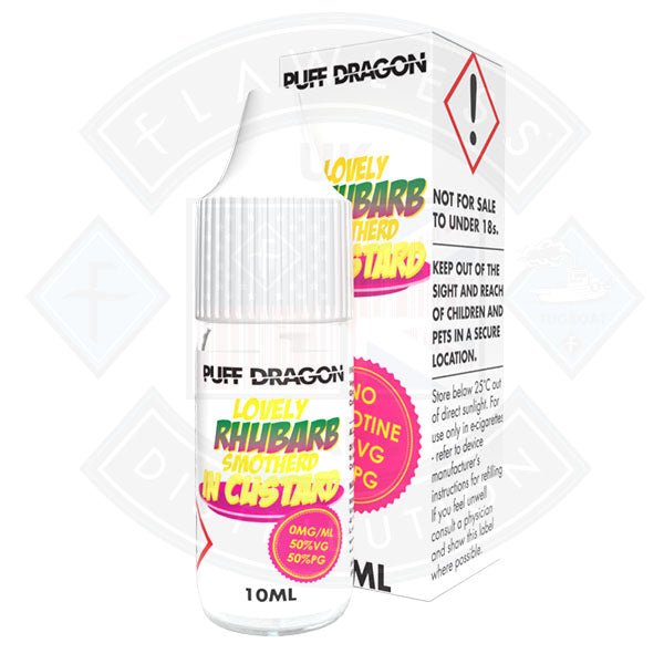 Puff Dragon Rhubarb and Custard E liquid 10ml
