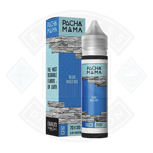 Pacha Mama Blue Razz Ice 0mg 50ml E-liquid