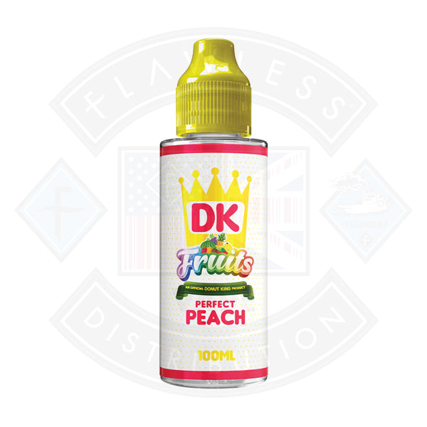 Donut King Fruits - Perfect Peach 0mg 100ml Shortfill
