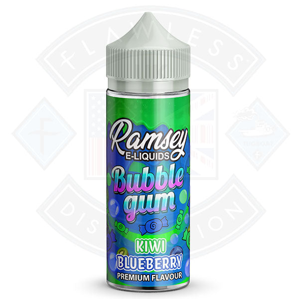 Ramsey E-Liquids Bubblegum, Blueberry & Kiwi 0mg 100ml Shortfill