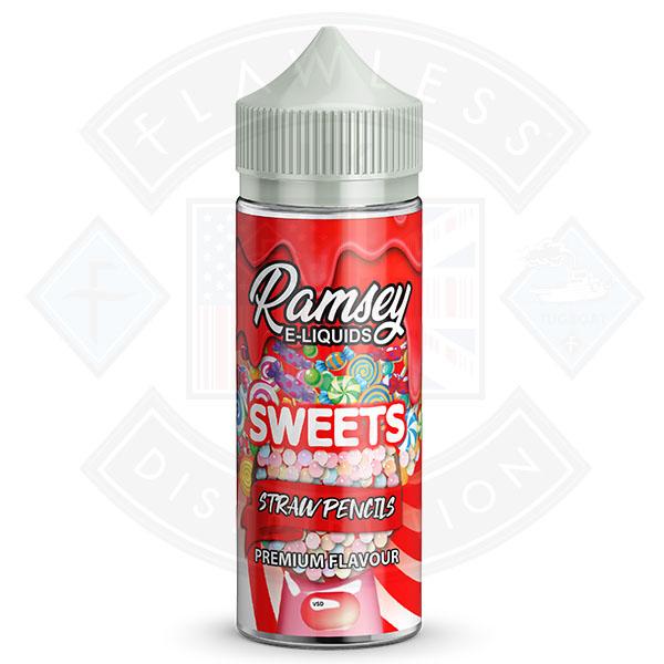 Ramsey E-Liquids Sweets - Straw Pencils 0mg 100ml Shortfill