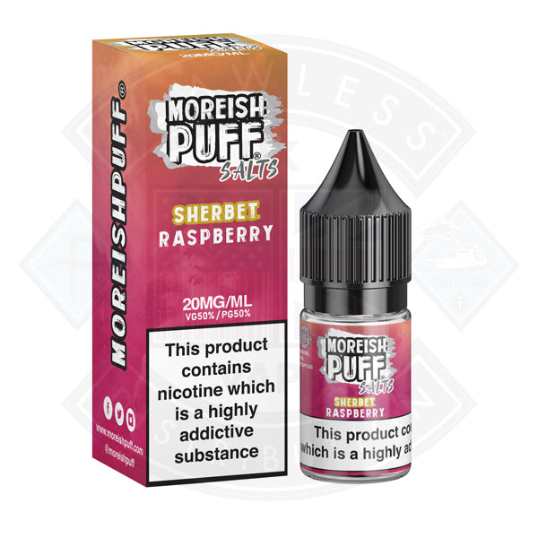 Moreish Puff Nic Salt Sherbet Raspberry 10ml