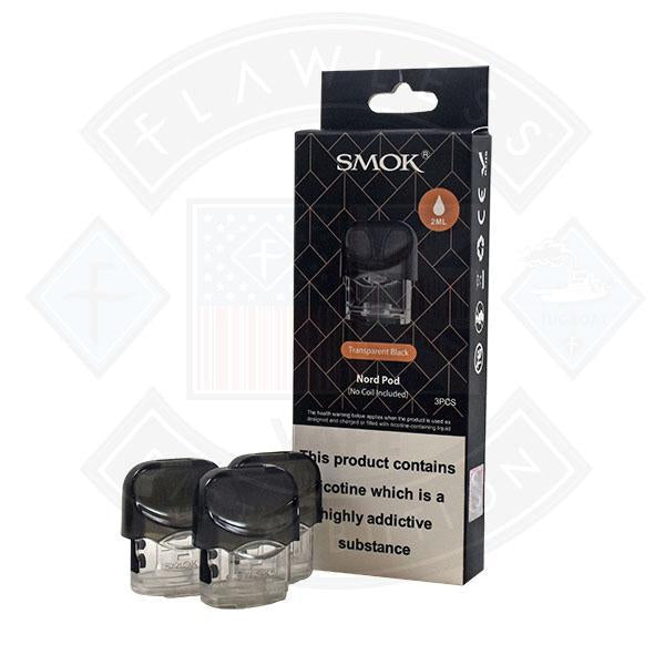 Smok Nord POD Transparent Black (without coil) 2ml 3pack