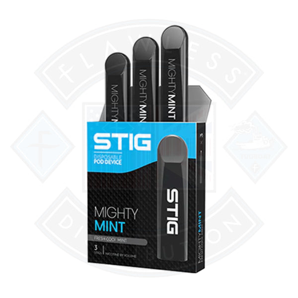 Stig Disposable Pod Device - Mighty Mint ( Fresh Cool Mint) 1.2ml 3 pack