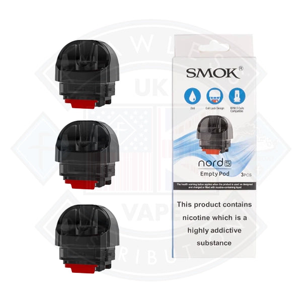 Smok Nord 5 Replacement Pod - 3pack