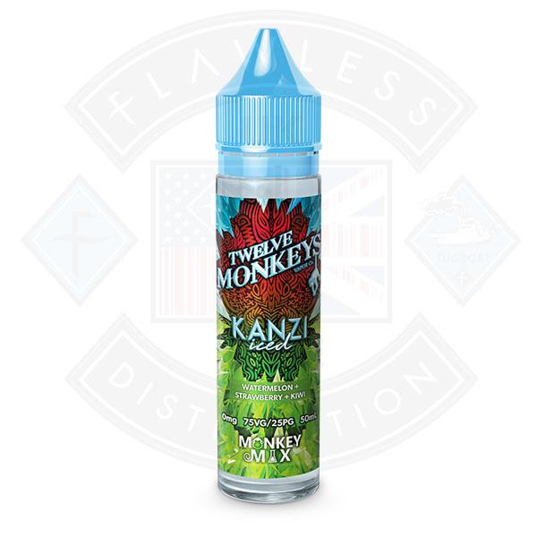 Twelve Monkeys - Kanzi Iced 0mg 50ml Shortfill e-liquid